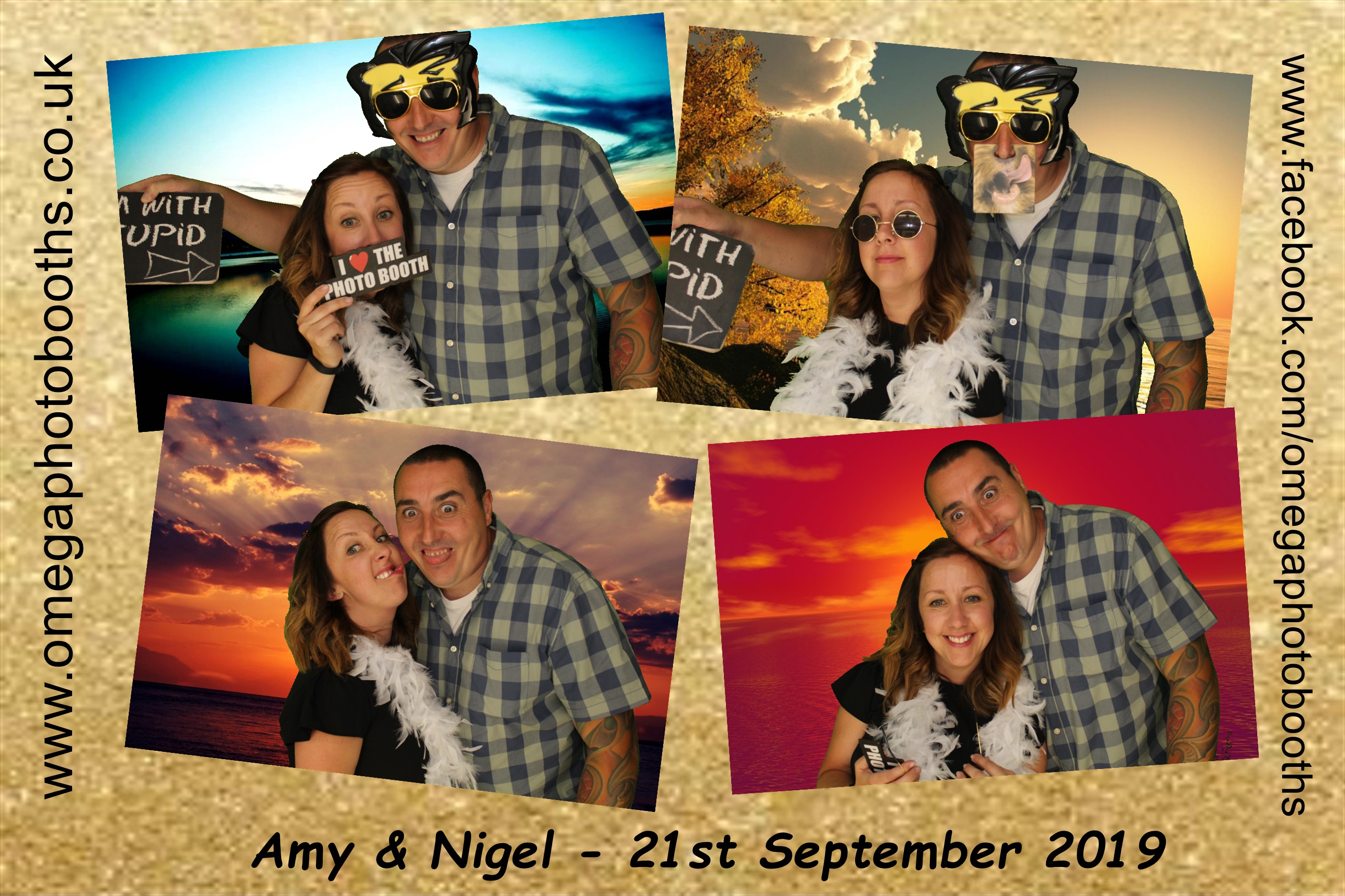 Amy & Nigel | View more photos from the event at gallery.omegaphotobooths.co.uk/u/Omega-Photobooths/Amy-Nigel